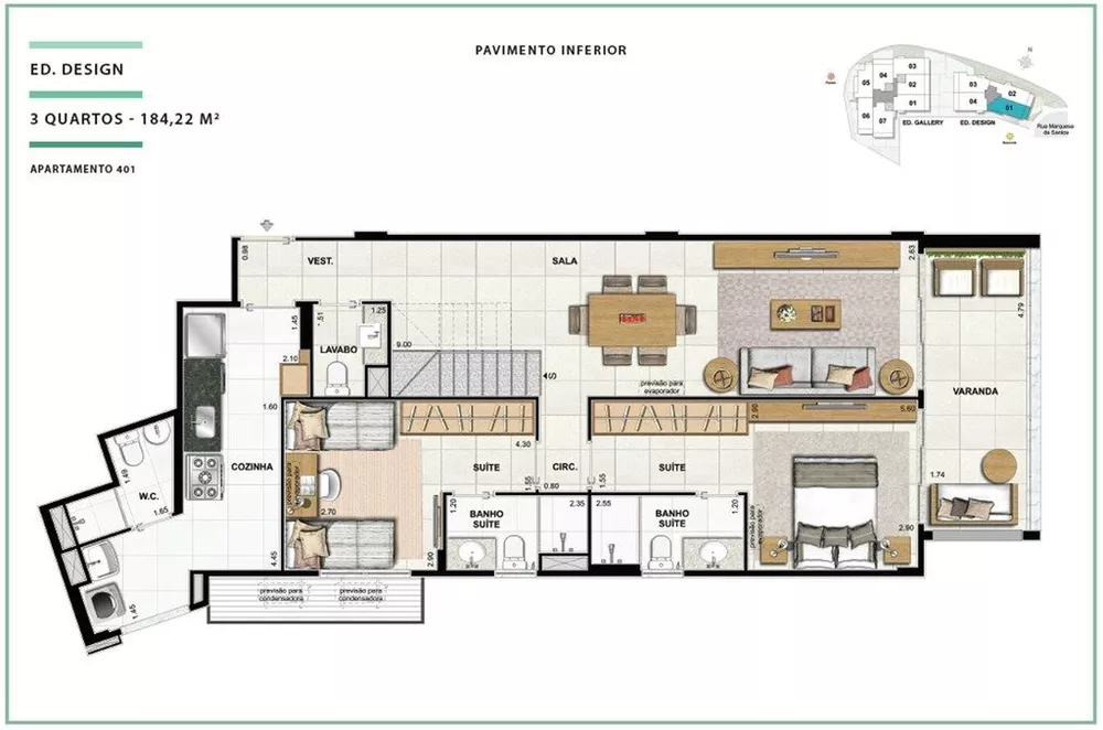 Cobertura, 4 quartos, 204 m² - Foto 46