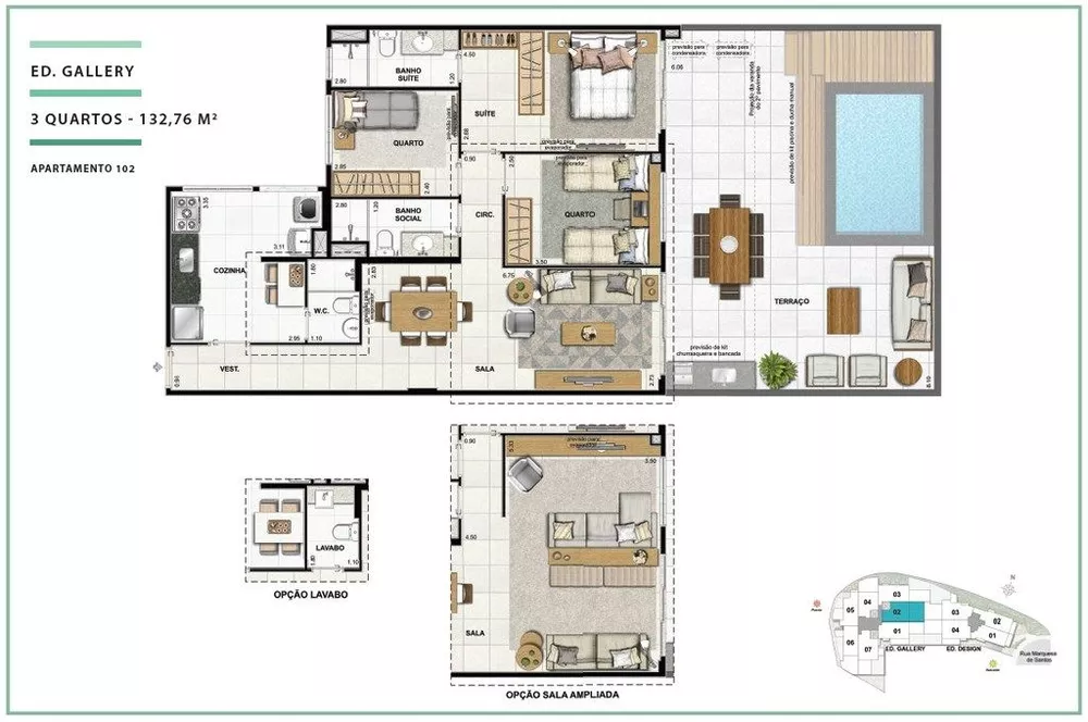 Cobertura, 4 quartos, 204 m² - Foto 17