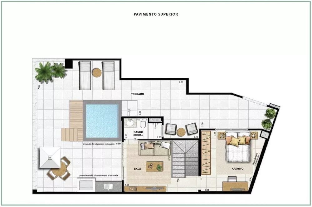 Cobertura, 4 quartos, 204 m² - Foto 34