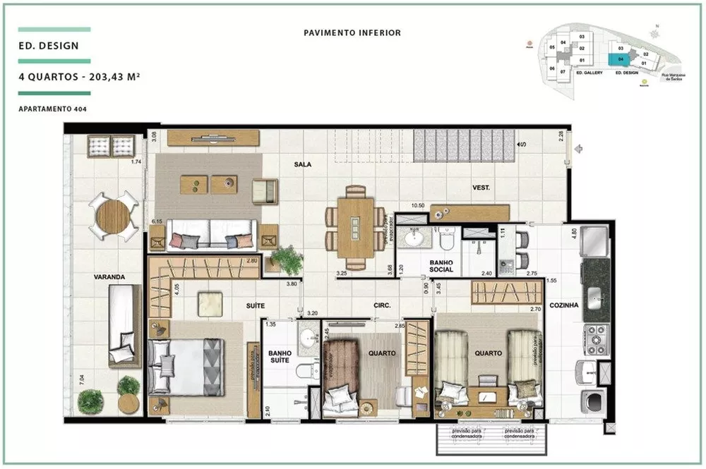 Cobertura, 4 quartos, 204 m² - Foto 35