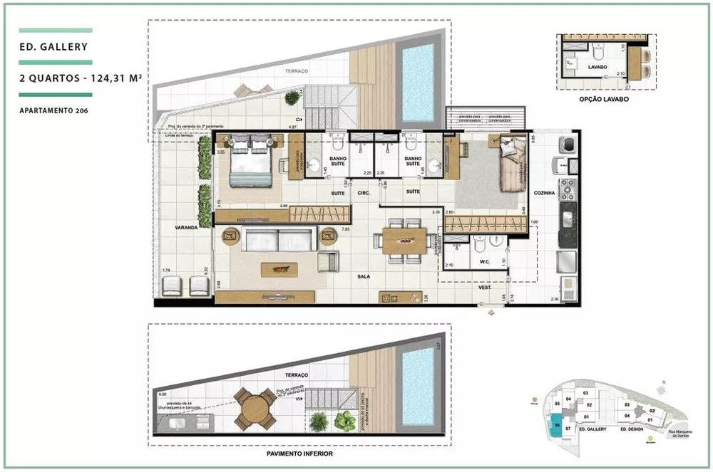 Cobertura, 4 quartos, 204 m² - Foto 43