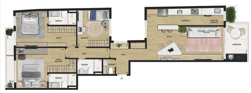 Apartamento, 3 quartos, 119 m² - Foto 26