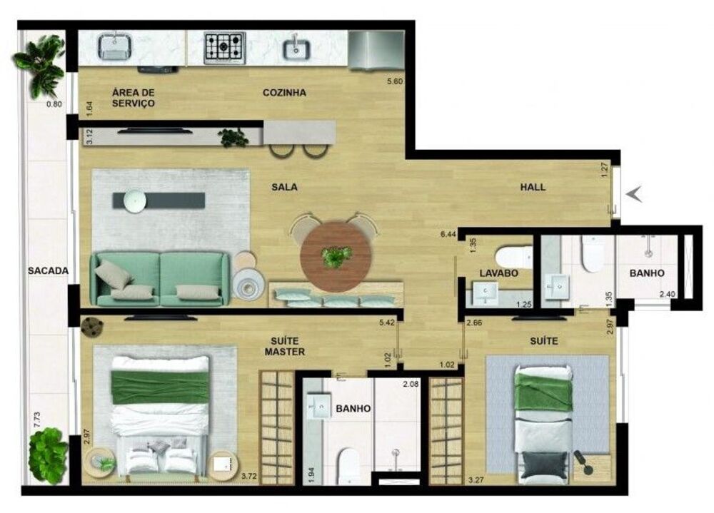 Apartamento, 3 quartos, 119 m² - Foto 24