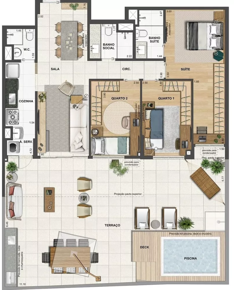 Apartamento, 3 quartos, 89 m² - Foto 29