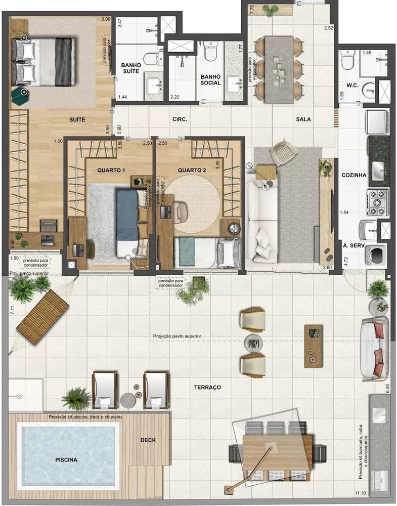 Apartamento, 3 quartos, 89 m² - Foto 31