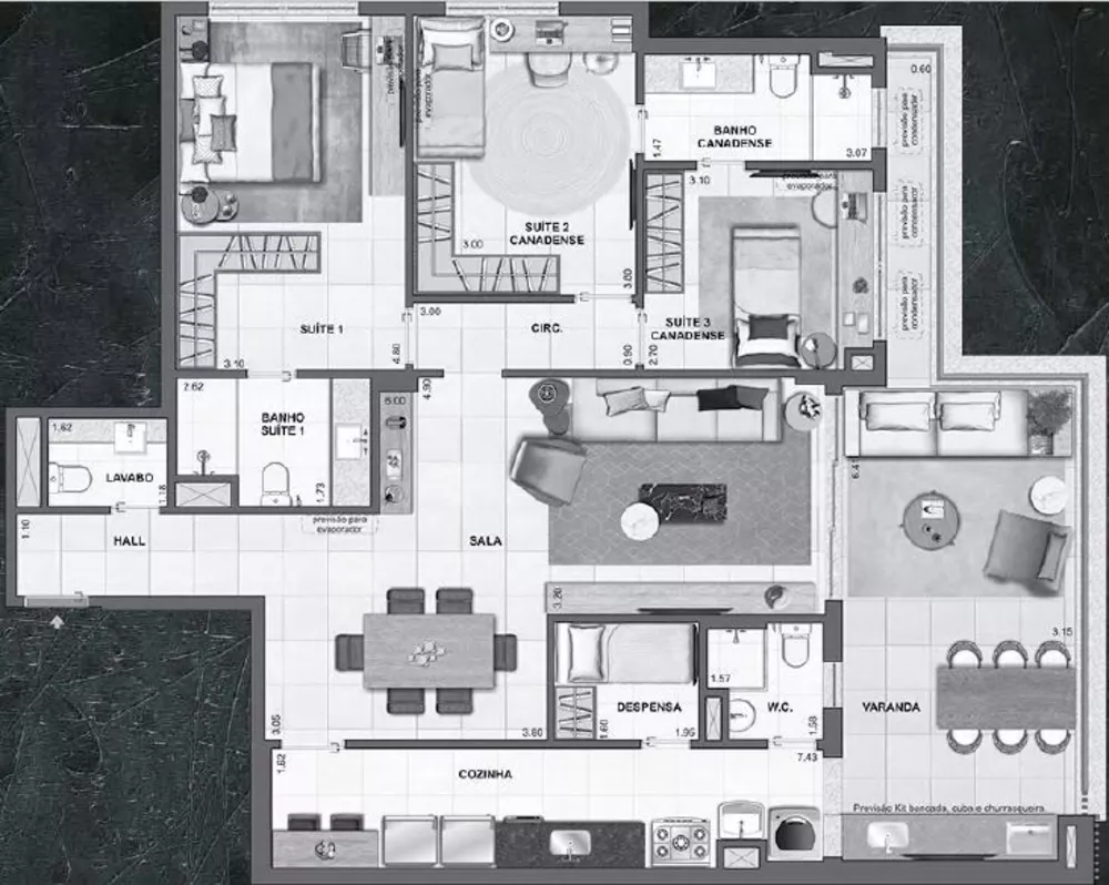 Apartamento, 2 quartos, 154 m² - Foto 22