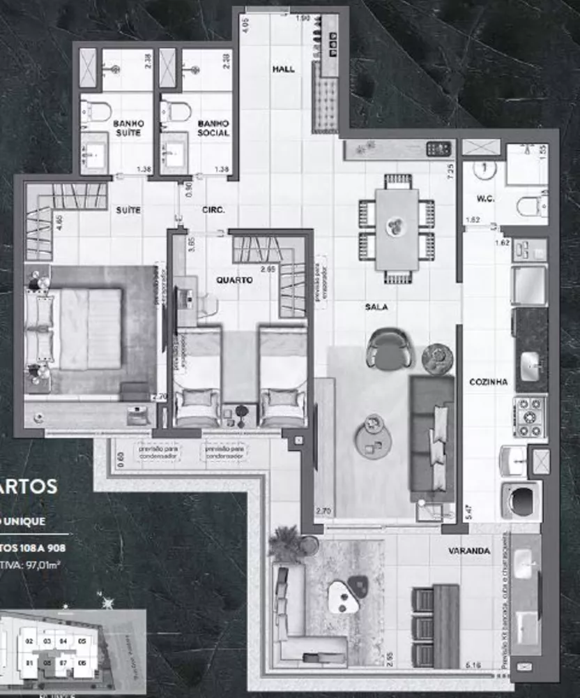 Apartamento, 2 quartos, 154 m² - Foto 31
