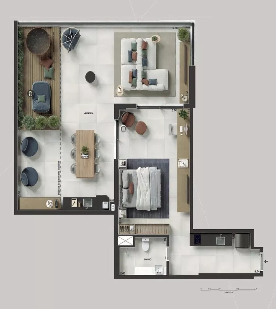 Kitnet-Studio, 81 m² - Foto 52