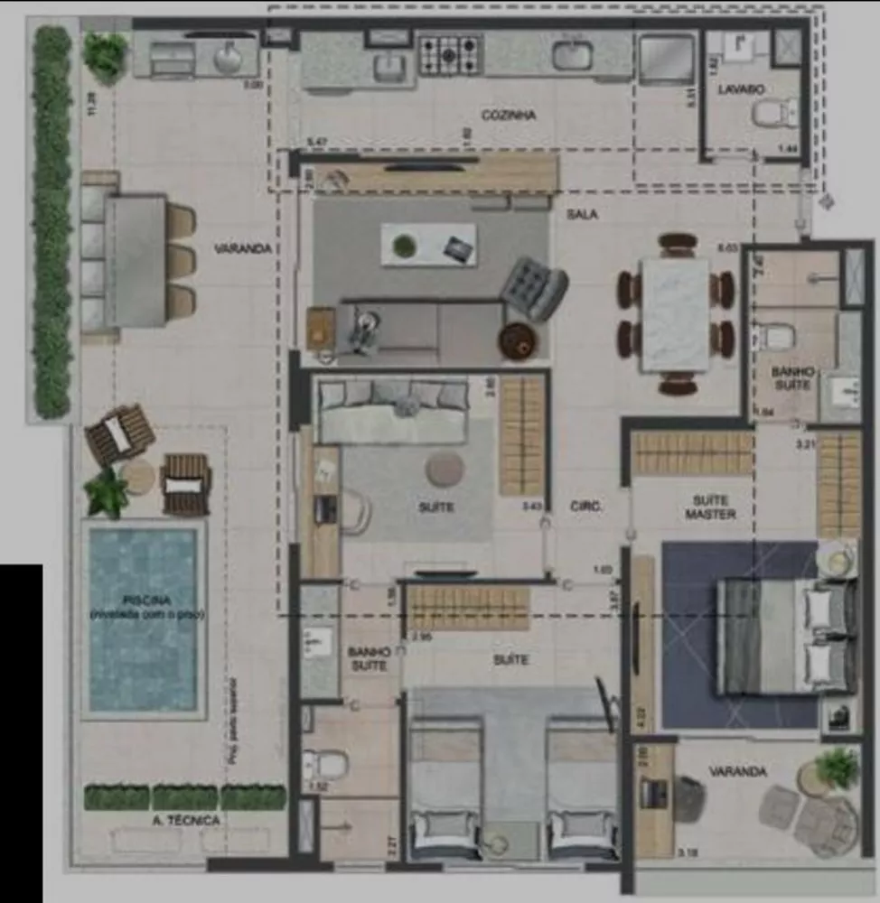 Apartamento, 2 quartos, 91 m² - Foto 38