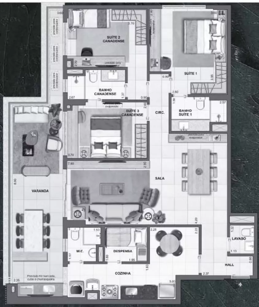Apartamento, 3 quartos, 192 m² - Foto 18