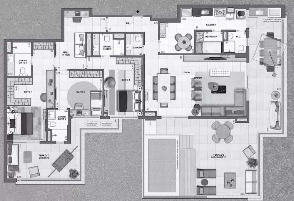 Apartamento, 3 quartos, 192 m² - Foto 42