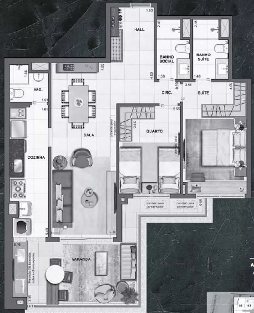 Apartamento, 3 quartos, 192 m² - Foto 12
