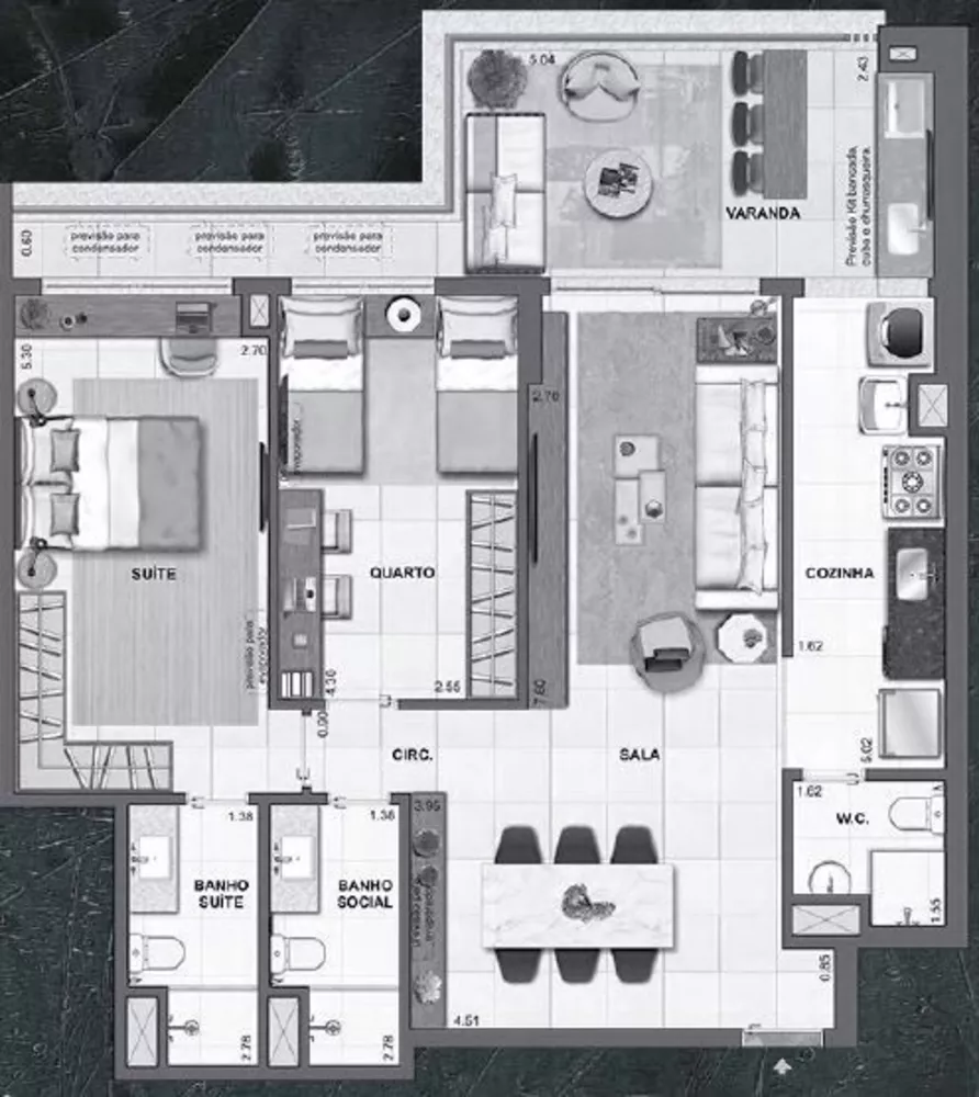 Apartamento, 3 quartos, 192 m² - Foto 52