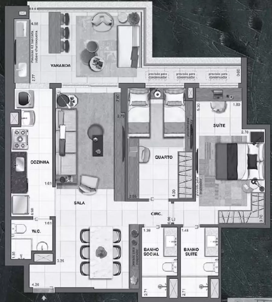Apartamento, 3 quartos, 192 m² - Foto 36
