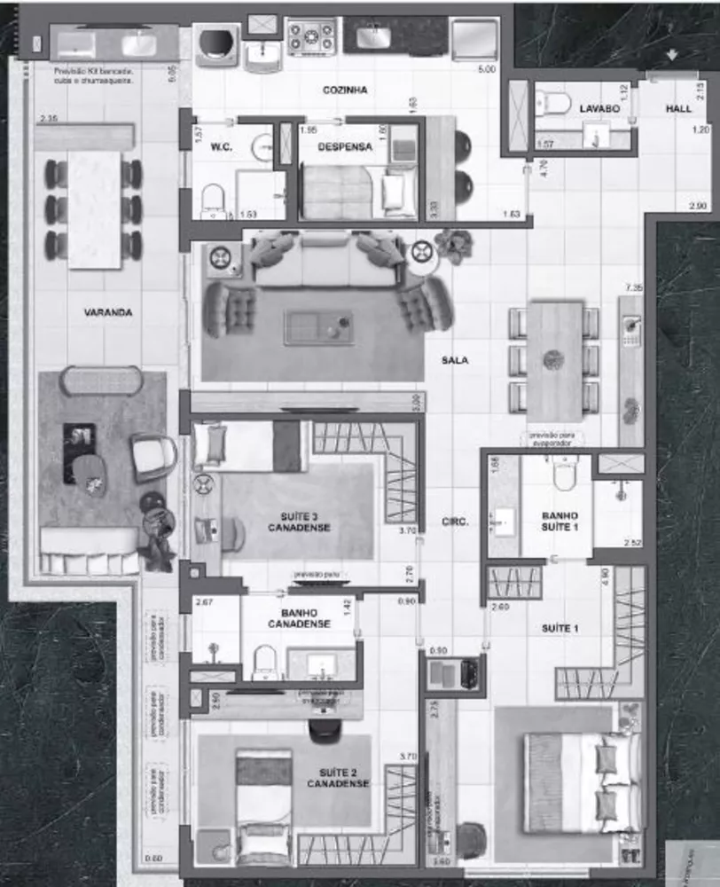 Apartamento, 3 quartos, 192 m² - Foto 29