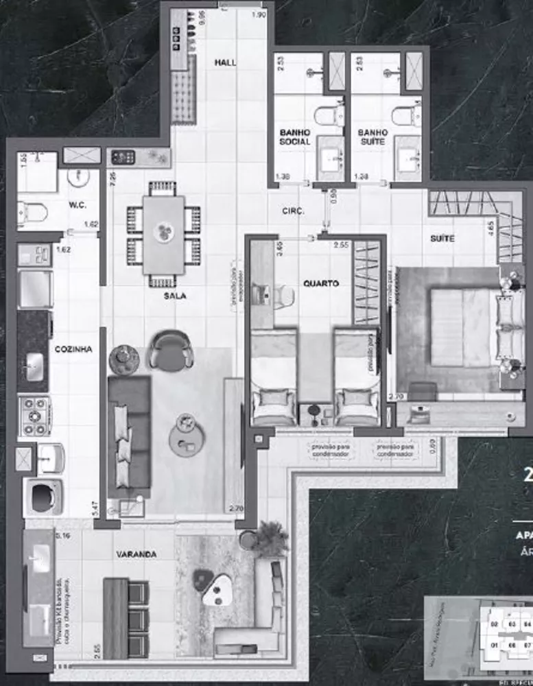 Apartamento, 3 quartos, 192 m² - Foto 40