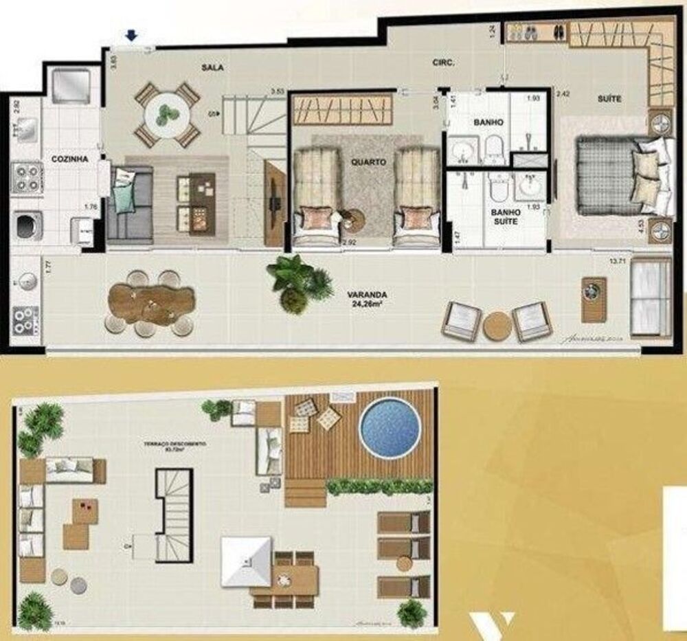 Apartamento, 2 quartos, 99 m² - Foto 3
