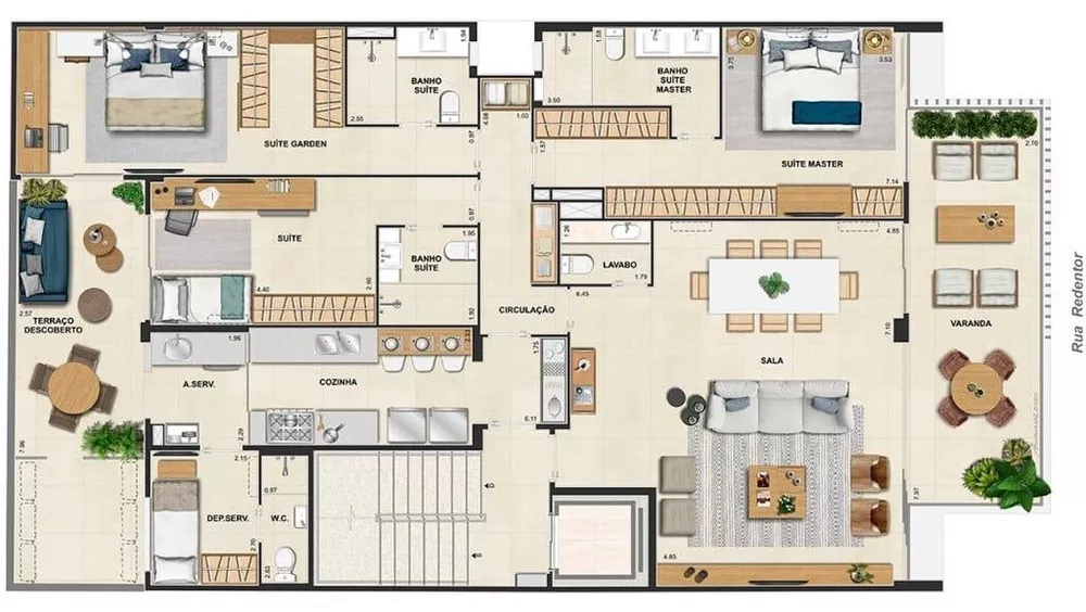 Apartamento, 4 quartos, 195 m² - Foto 4