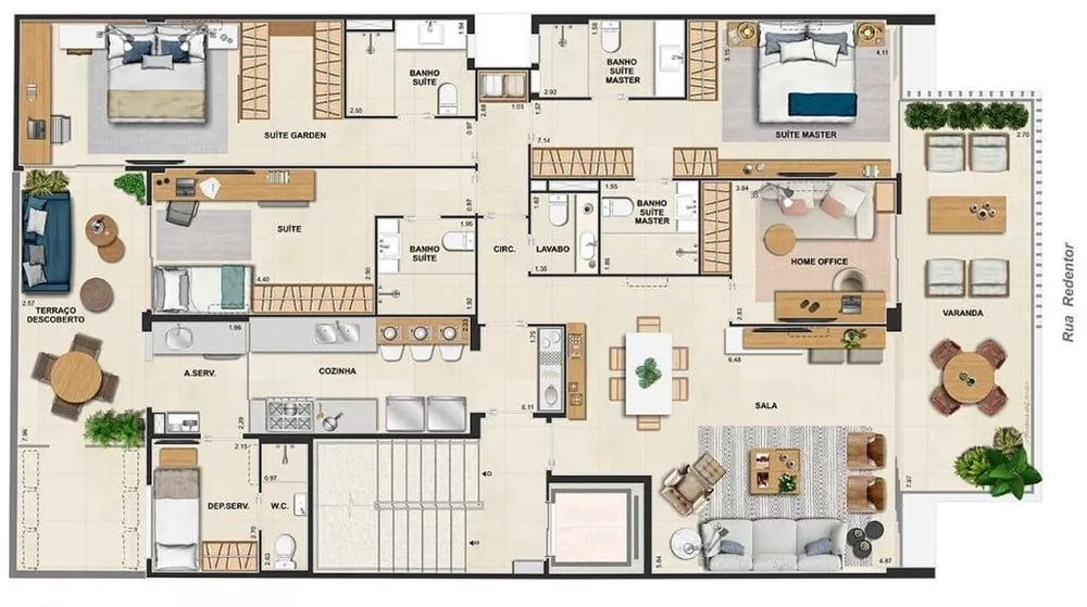 Apartamento, 4 quartos, 195 m² - Foto 6