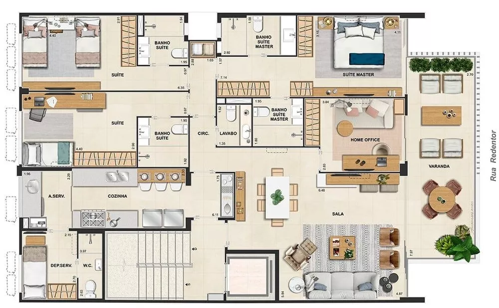 Apartamento, 4 quartos, 195 m² - Foto 5