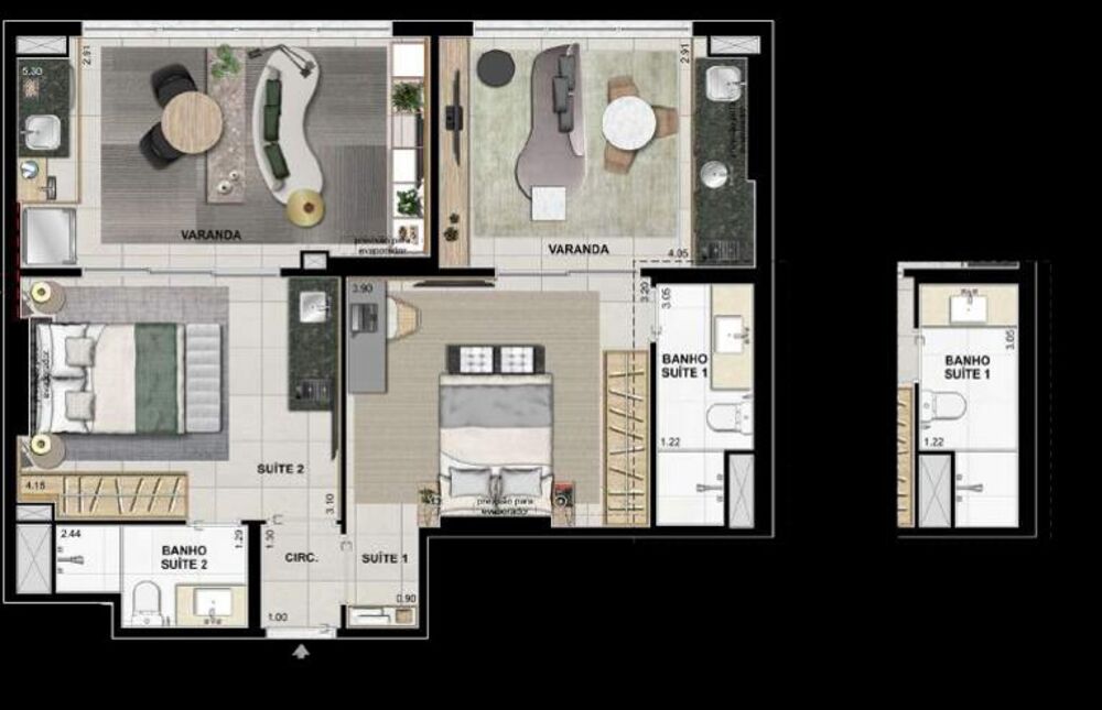 Apartamento, 2 quartos, 70 m² - Foto 38