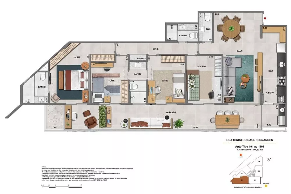 Apartamento, 2 quartos, 74 m² - Foto 5