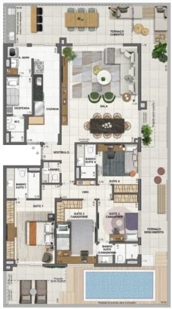 Apartamento, 227 m² - Foto 1
