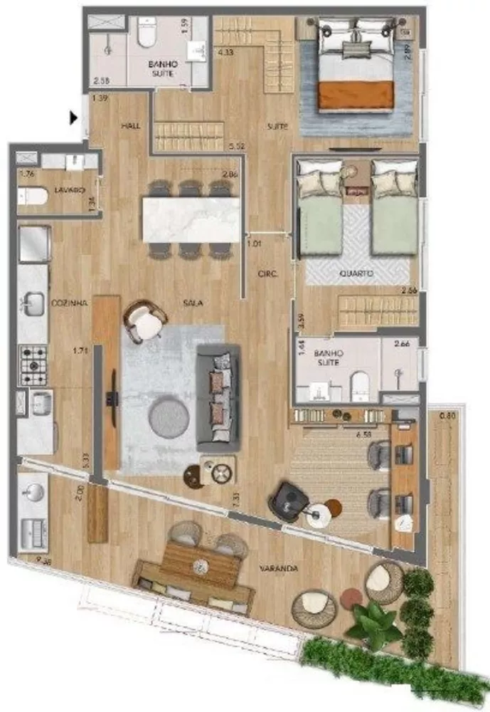 Apartamento, 2 quartos, 80 m² - Foto 5