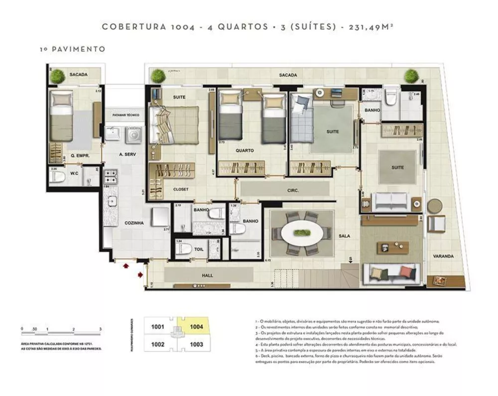 Cobertura, 4 quartos, 253 m² - Foto 29