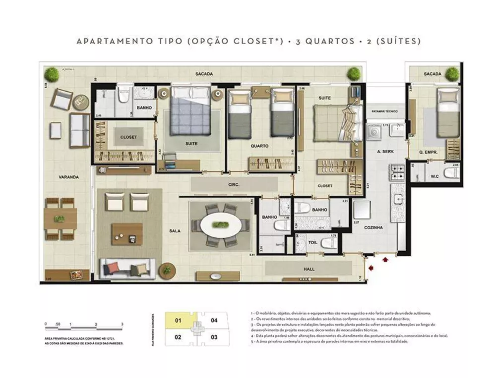 Cobertura, 4 quartos, 253 m² - Foto 27