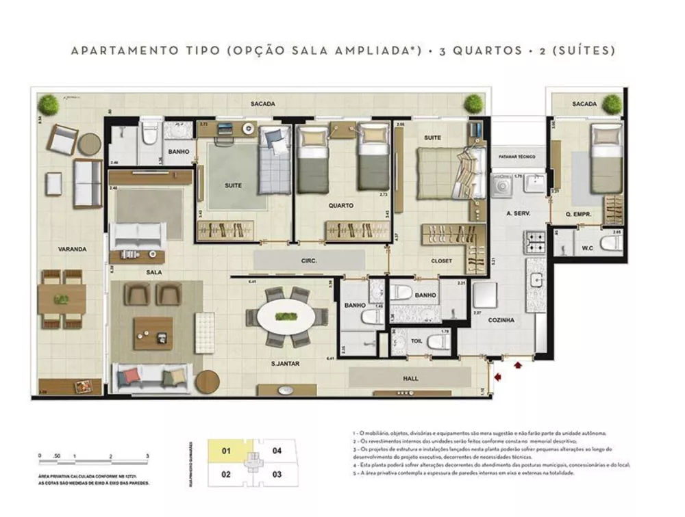 Cobertura, 4 quartos, 253 m² - Foto 20