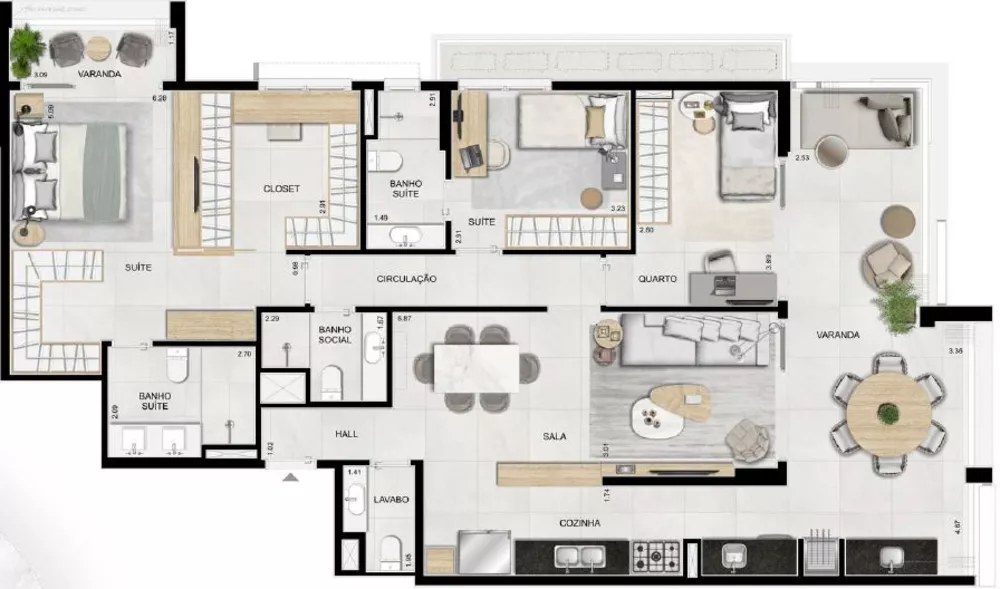 Apartamento, 4 quartos, 139 m² - Foto 15