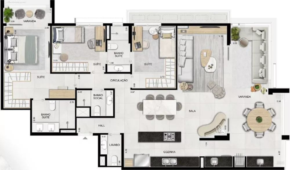 Apartamento, 4 quartos, 139 m² - Foto 14