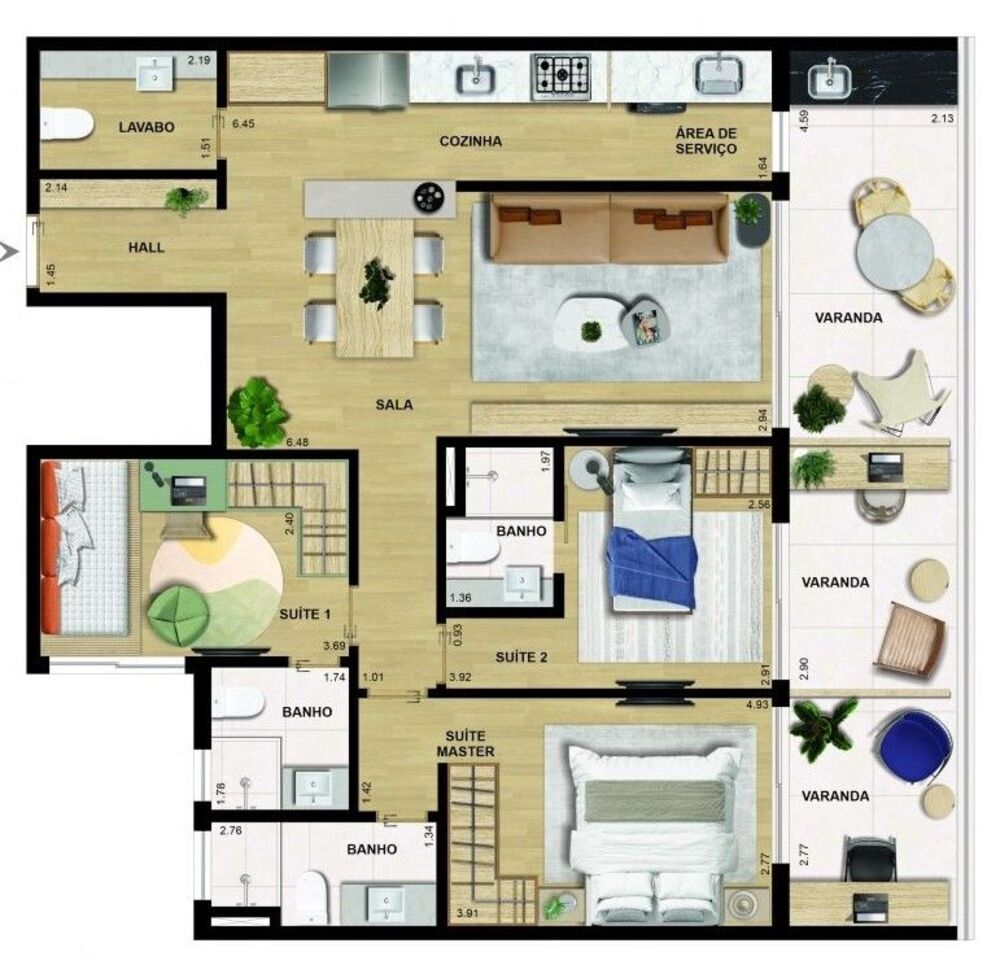 Apartamento, 3 quartos, 102 m² - Foto 22