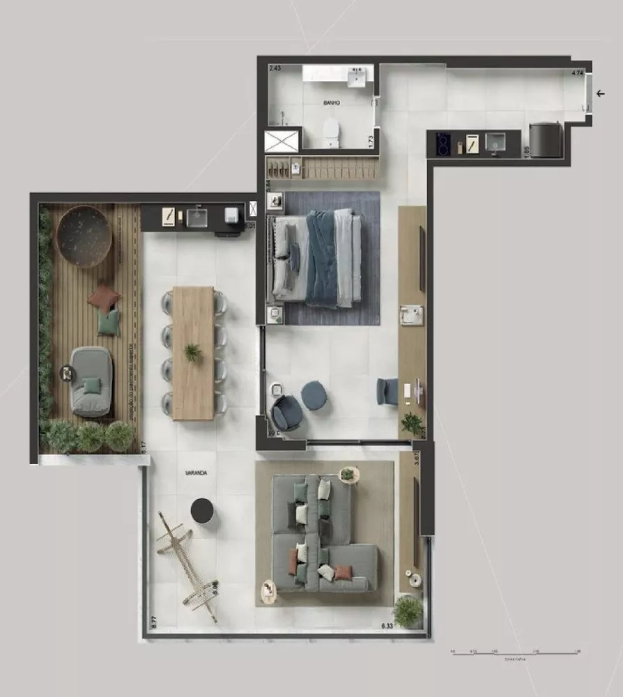 Kitnet-Studio, 45 m² - Foto 24