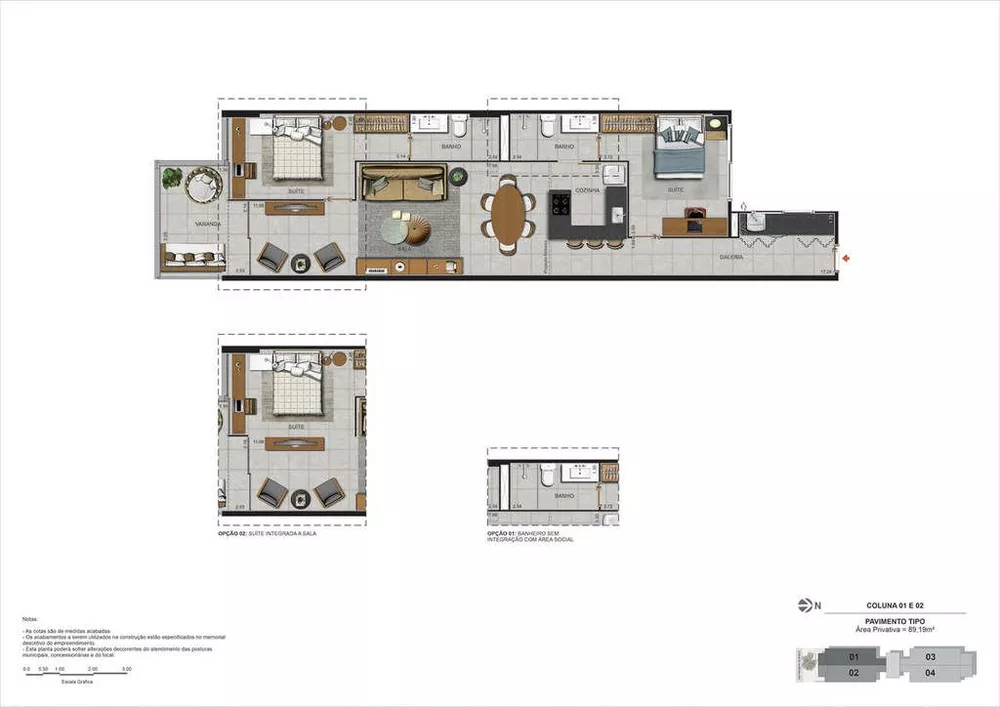 Cobertura, 2 quartos, 185 m² - Foto 18