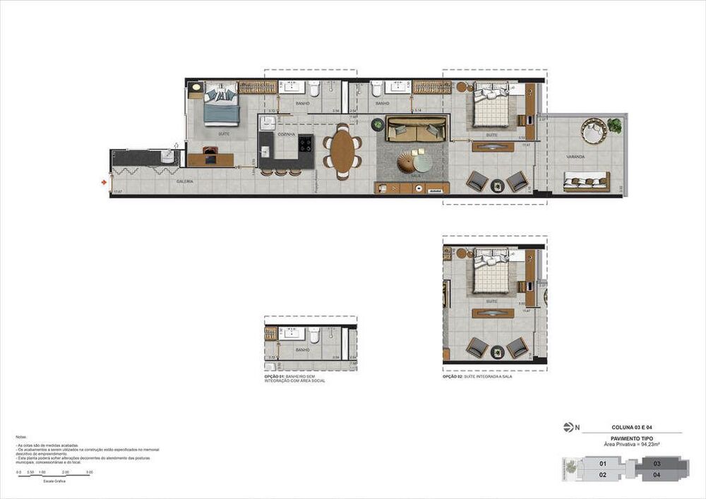 Cobertura, 2 quartos, 185 m² - Foto 16