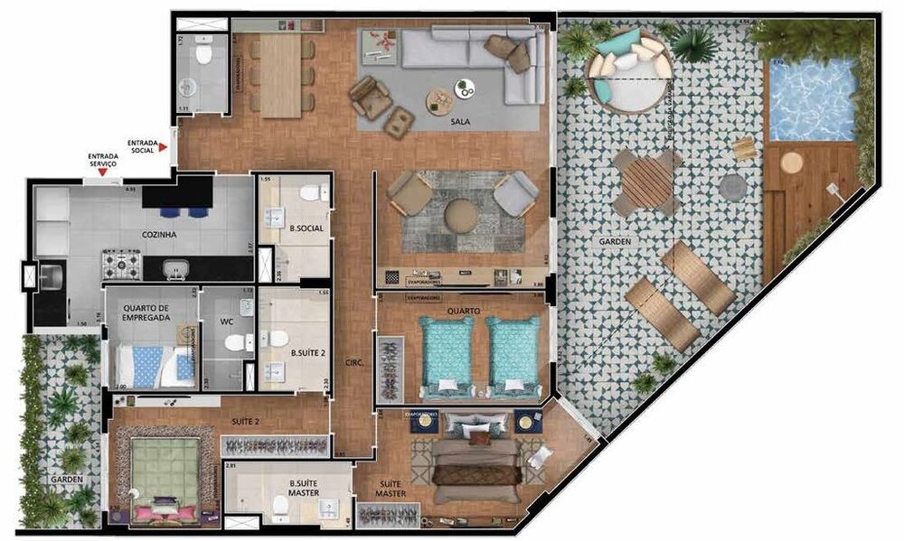 Apartamento, 4 quartos, 135 m² - Foto 16