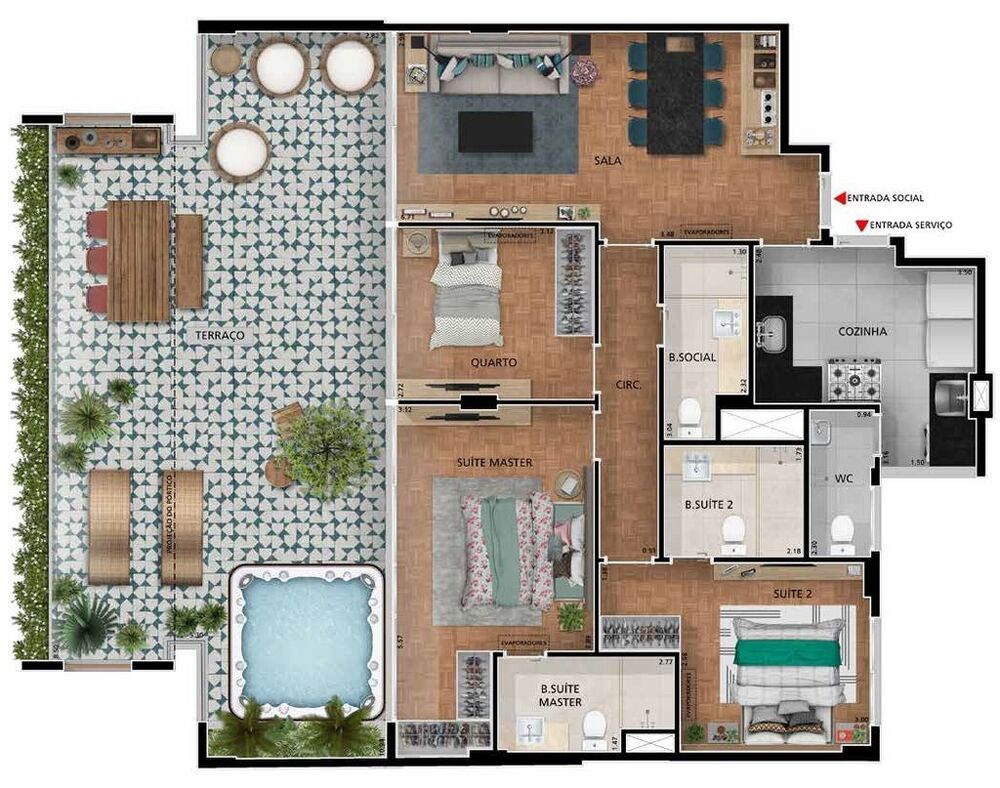 Apartamento, 4 quartos, 135 m² - Foto 14
