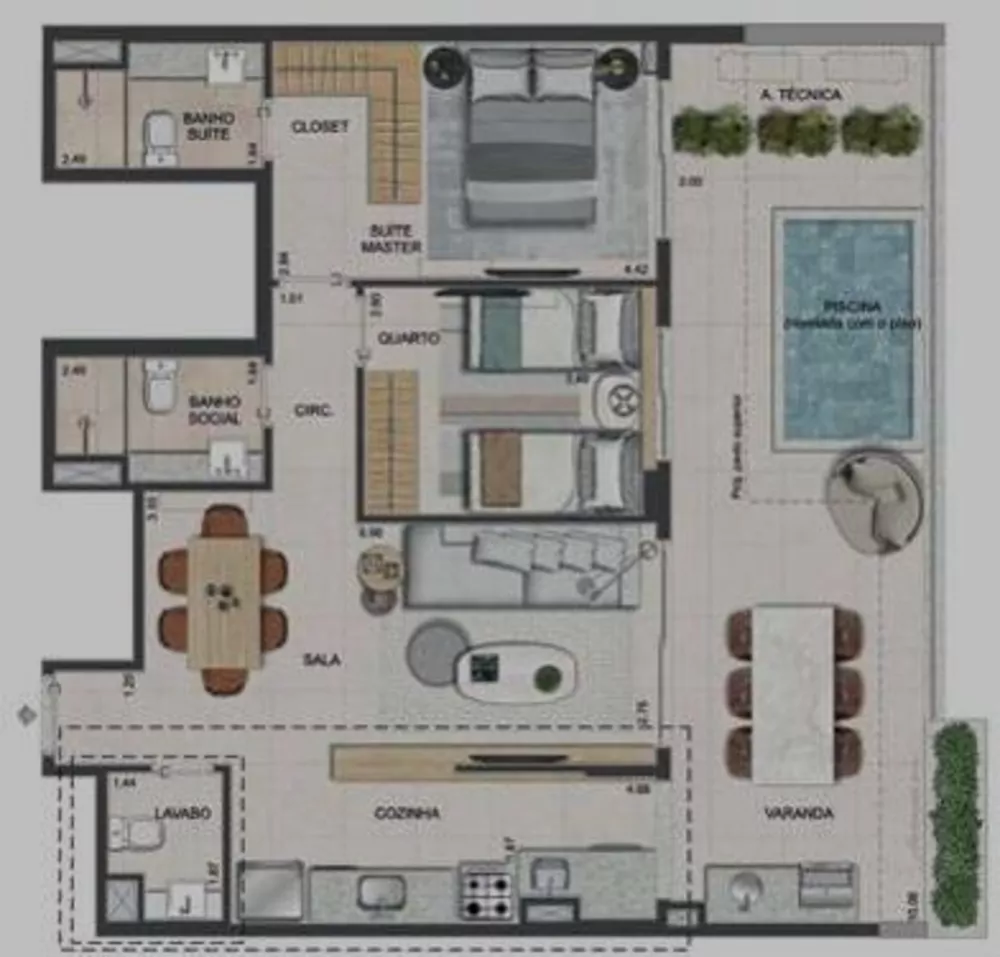 Apartamento, 3 quartos, 106 m² - Foto 24
