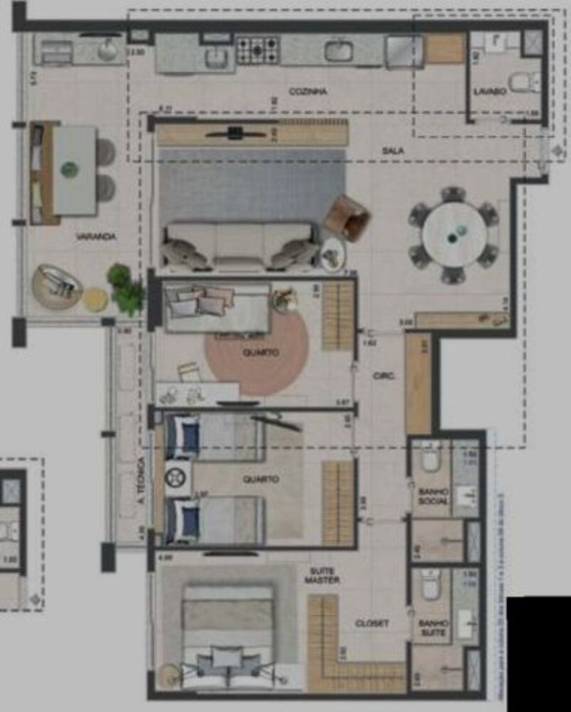 Apartamento, 3 quartos, 106 m² - Foto 34