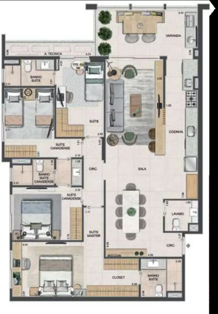 Apartamento, 3 quartos, 106 m² - Foto 29