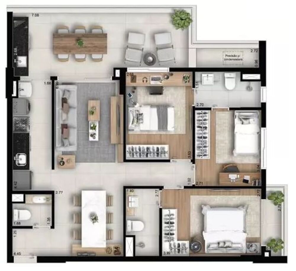 Apartamento, 3 quartos, 95 m² - Foto 9