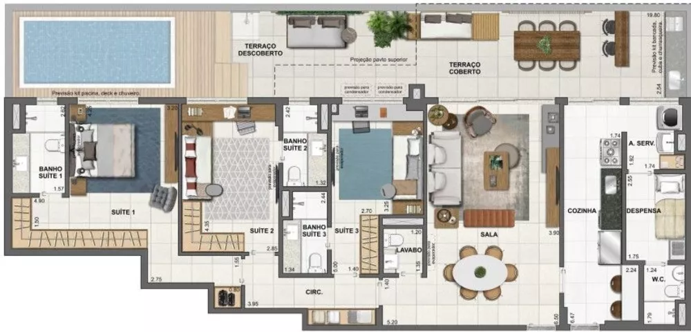 Apartamento, 4 quartos, 165 m² - Foto 59