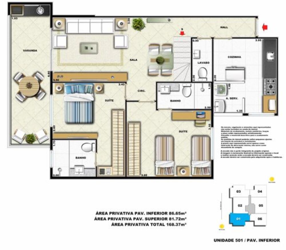 Apartamento, 2 quartos, 81 m² - Foto 33