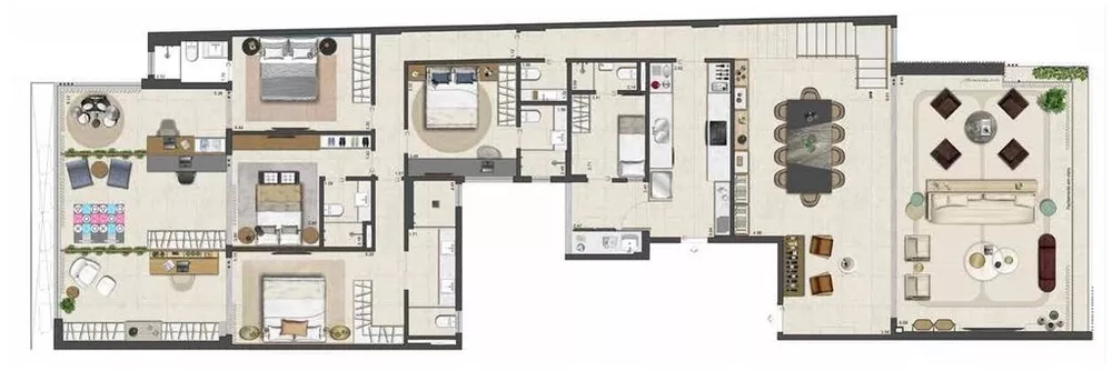 Apartamento, 4 quartos, 266 m² - Foto 21