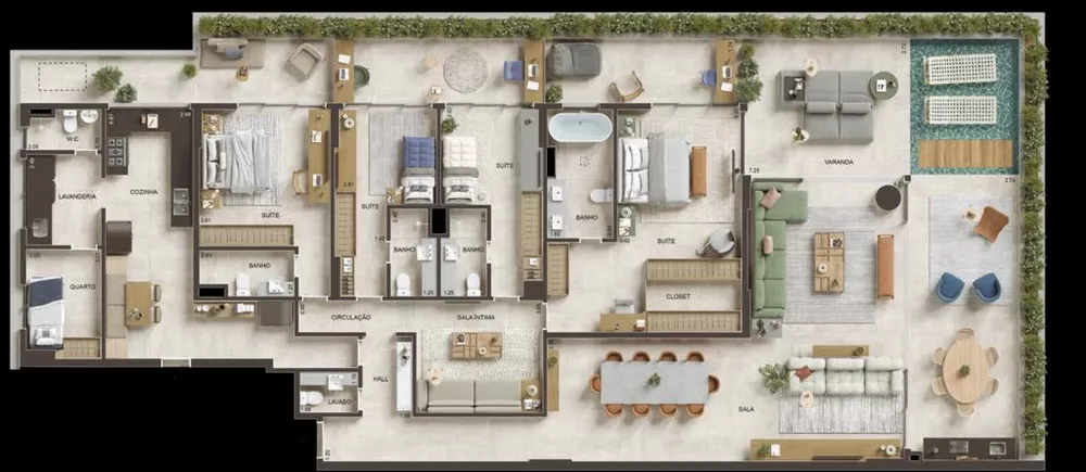 Apartamento, 4 quartos, 233 m² - Foto 7