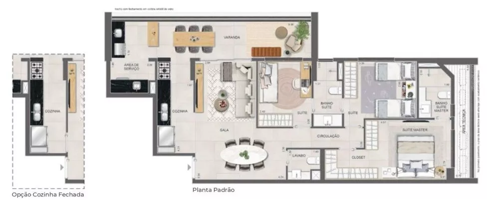 Cobertura, 3 quartos, 243 m² - Foto 3