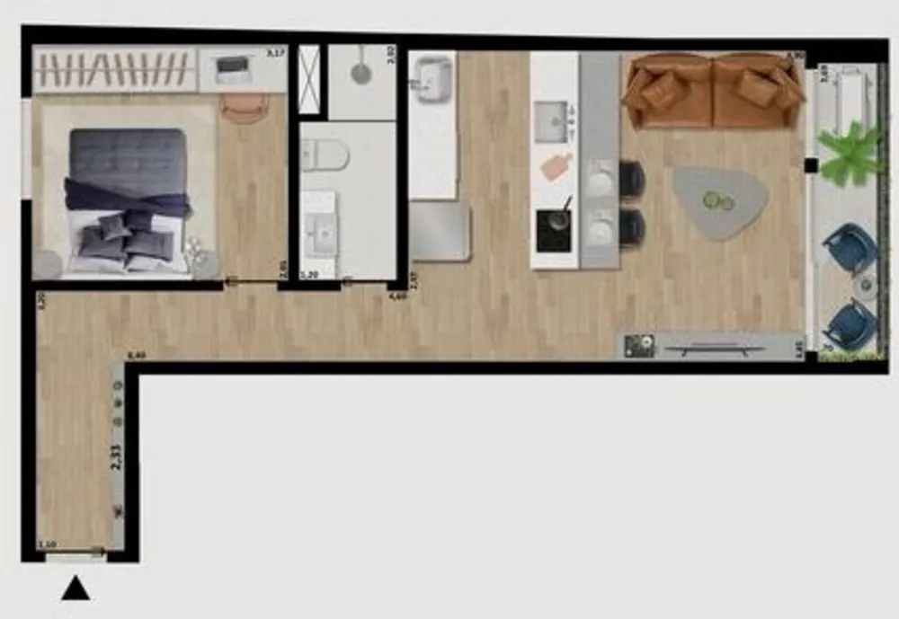 Kitnet-Studio, 41 m² - Foto 31