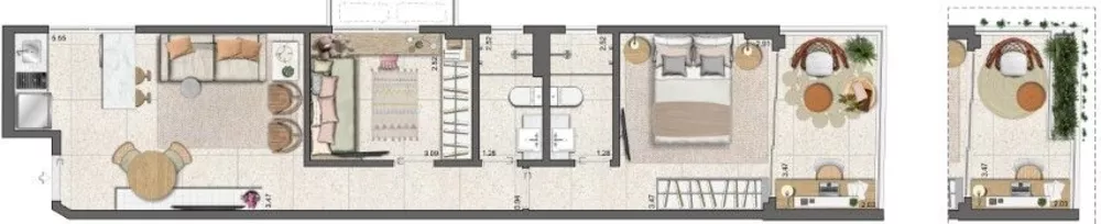 Apartamento, 1 quarto, 41 m² - Foto 16